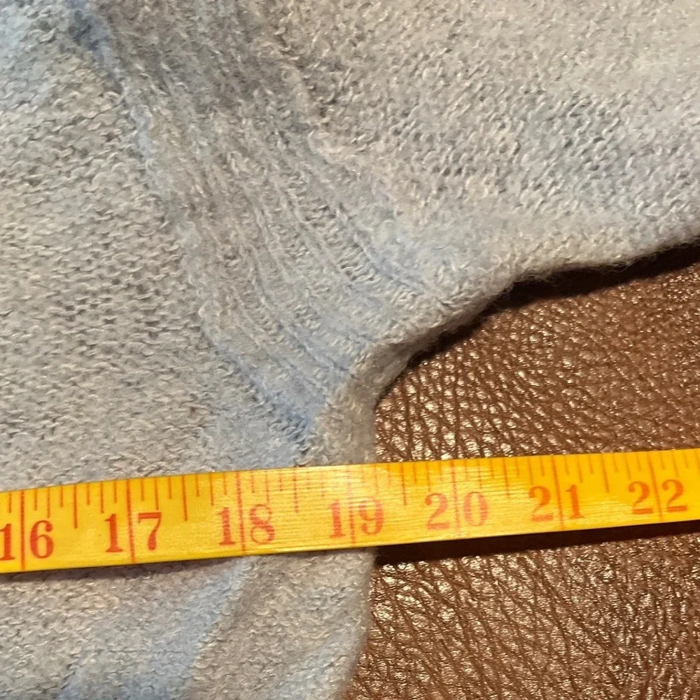 Free People Light Grey Alpaca‎ Blend V Neck Long Sleeve Sweater XS - Picture 7 of 8